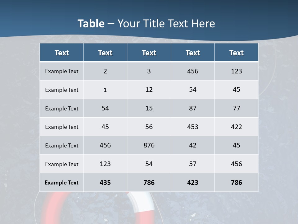 Person Glass Clear PowerPoint Template