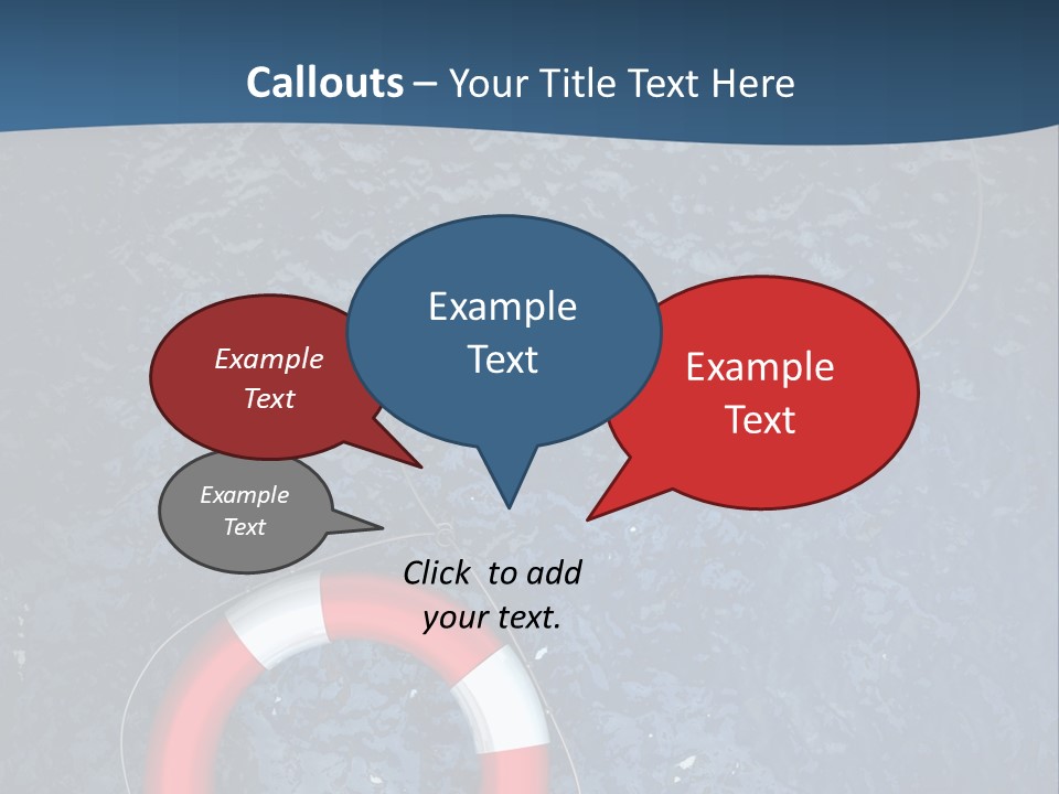 Person Glass Clear PowerPoint Template