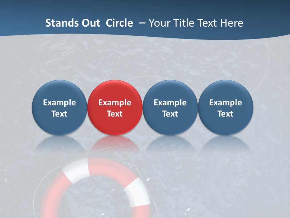 Person Glass Clear PowerPoint Template