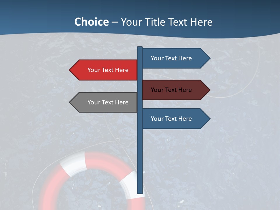 Person Glass Clear PowerPoint Template