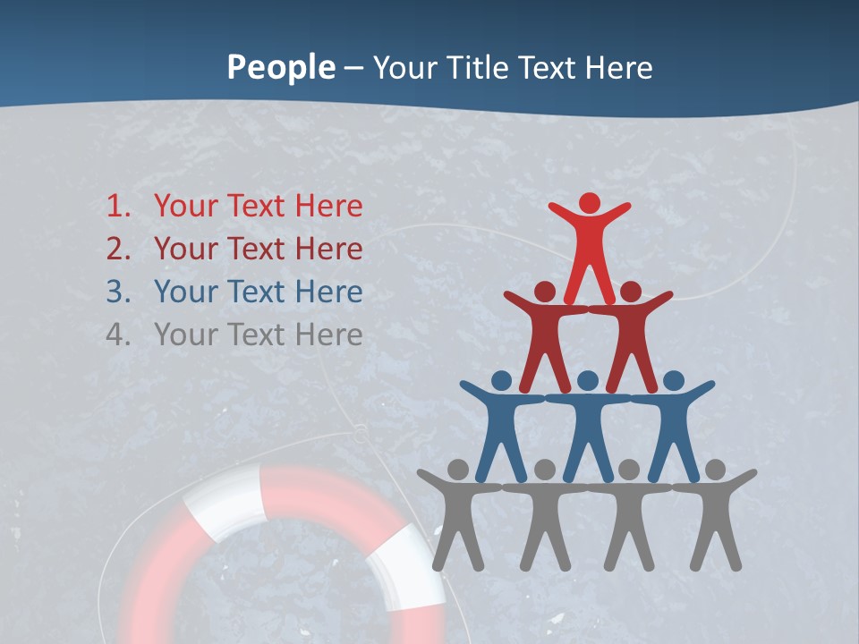 Person Glass Clear PowerPoint Template