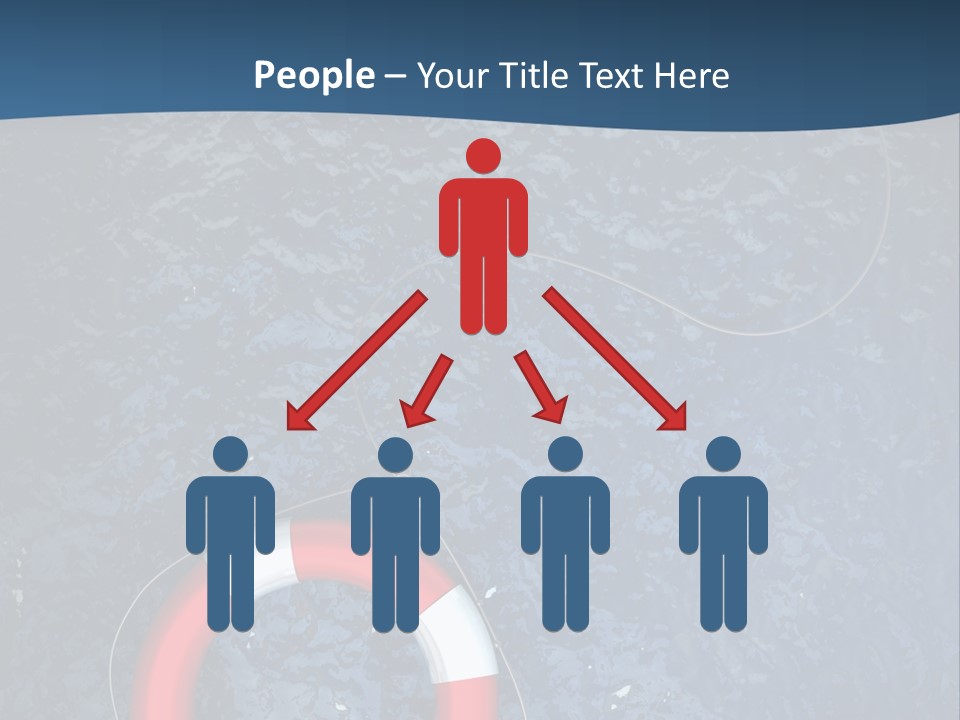 Person Glass Clear PowerPoint Template