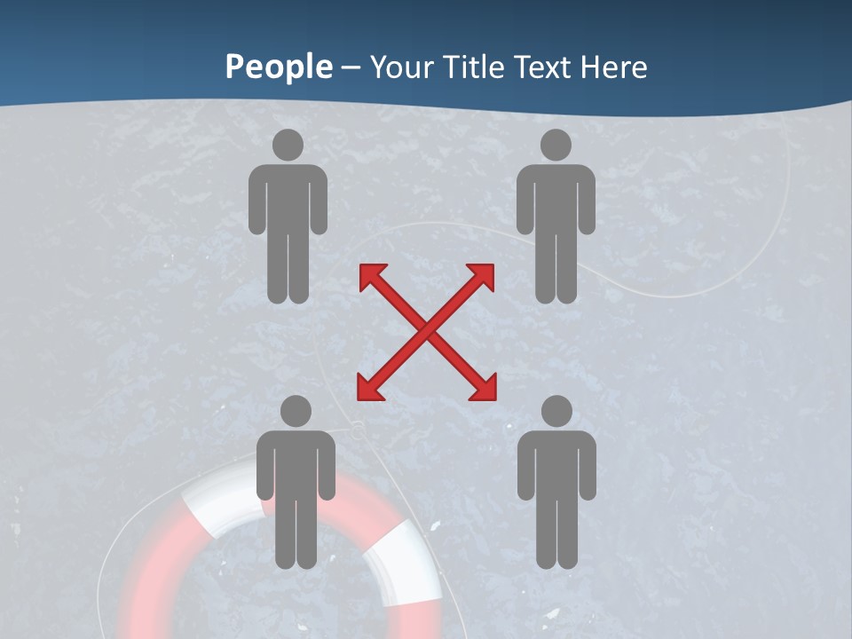 Person Glass Clear PowerPoint Template