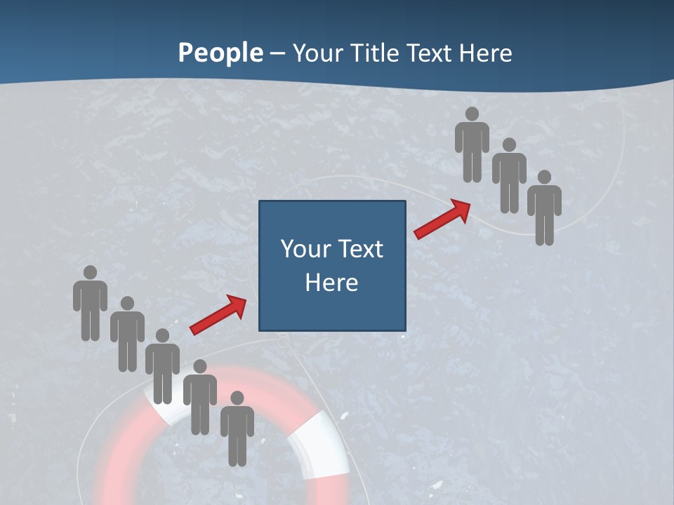 Person Glass Clear PowerPoint Template