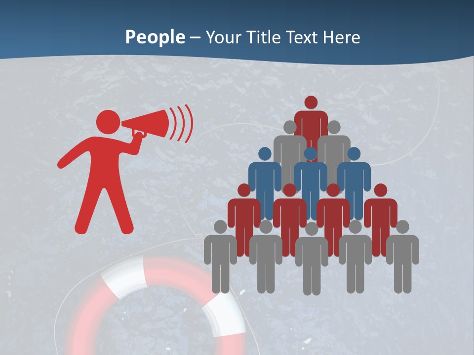 Person Glass Clear PowerPoint Template