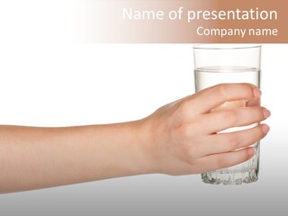 Drink Crystal Single PowerPoint Template