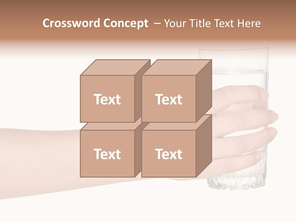 Drink Crystal Single PowerPoint Template
