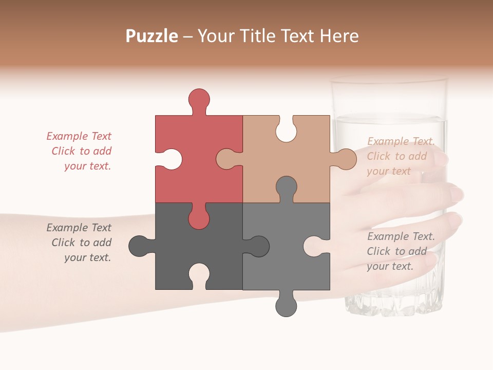 Drink Crystal Single PowerPoint Template