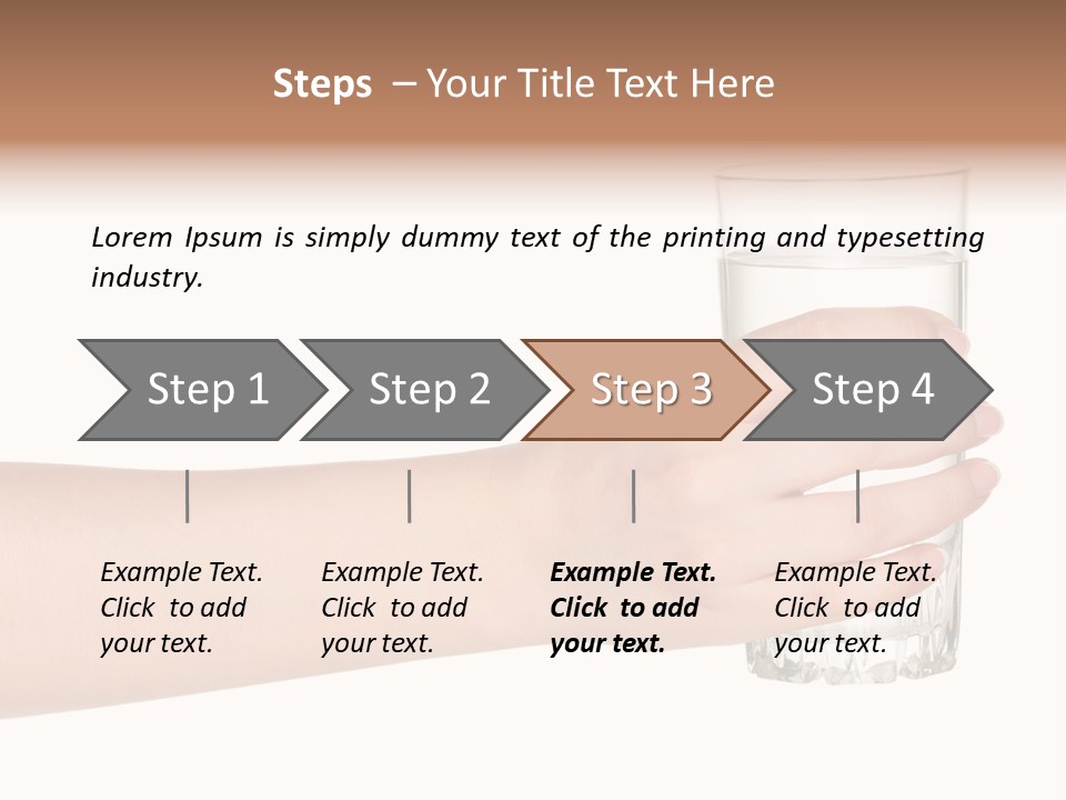 Drink Crystal Single PowerPoint Template