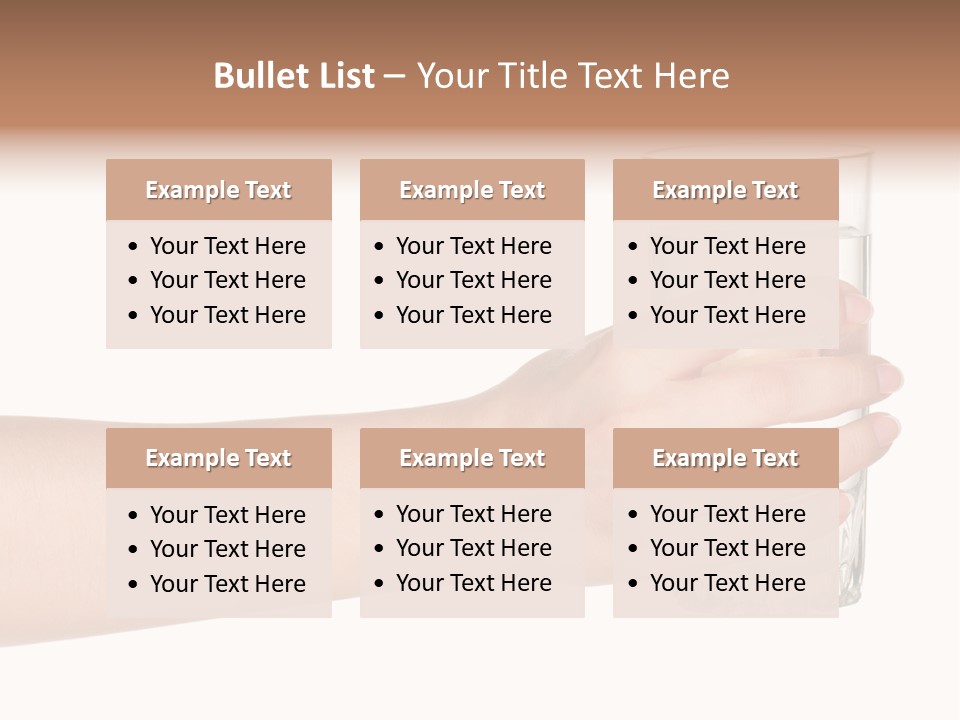 Drink Crystal Single PowerPoint Template