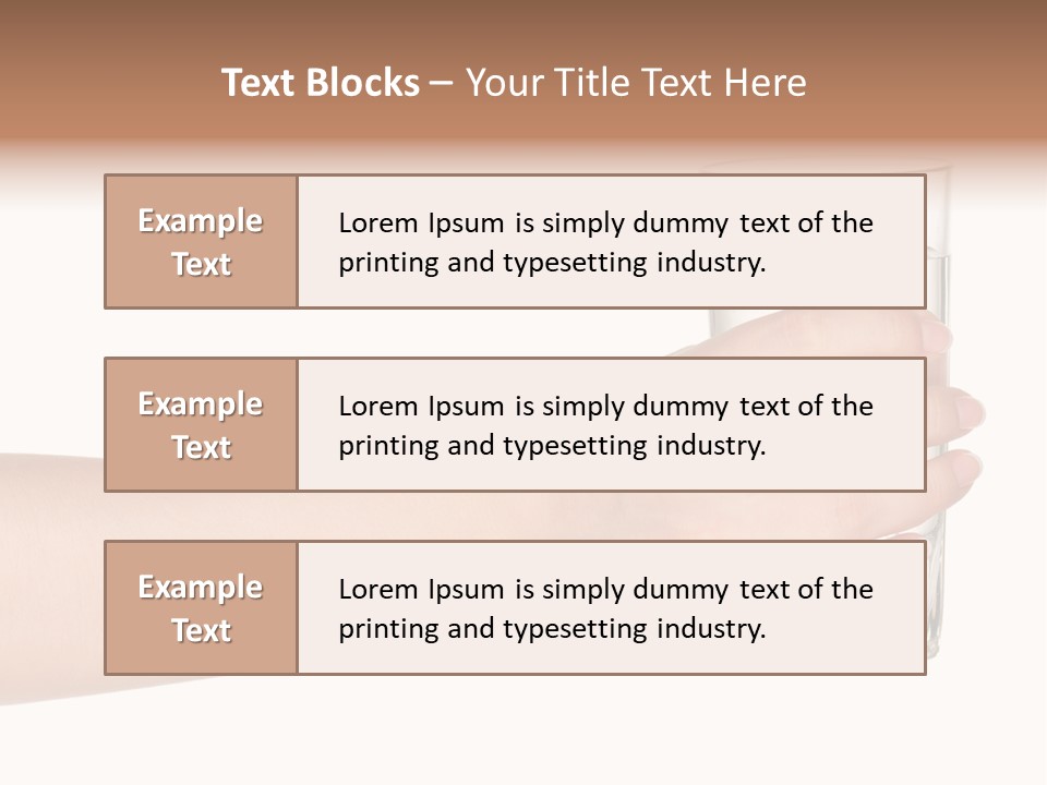 Drink Crystal Single PowerPoint Template