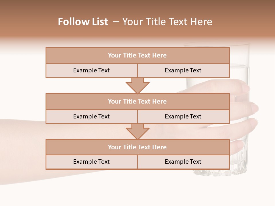 Drink Crystal Single PowerPoint Template