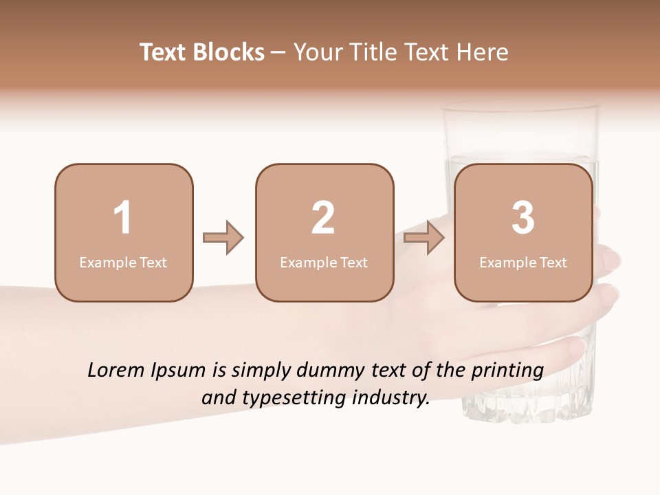 Drink Crystal Single PowerPoint Template