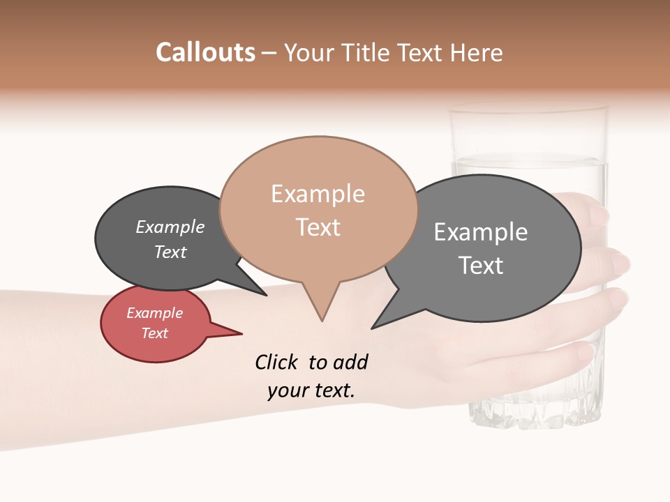 Drink Crystal Single PowerPoint Template