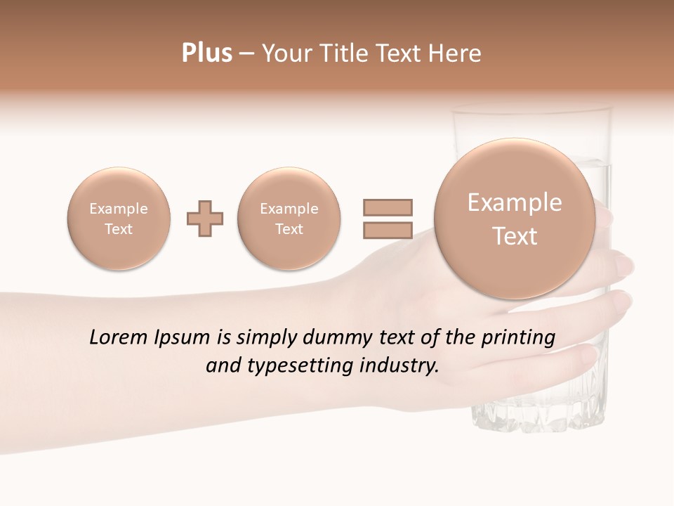 Drink Crystal Single PowerPoint Template