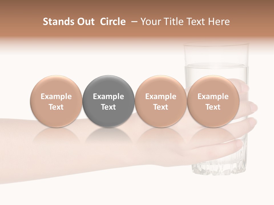 Drink Crystal Single PowerPoint Template