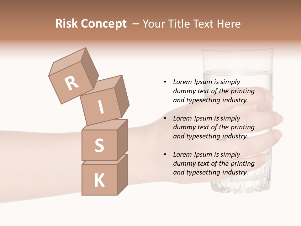 Drink Crystal Single PowerPoint Template