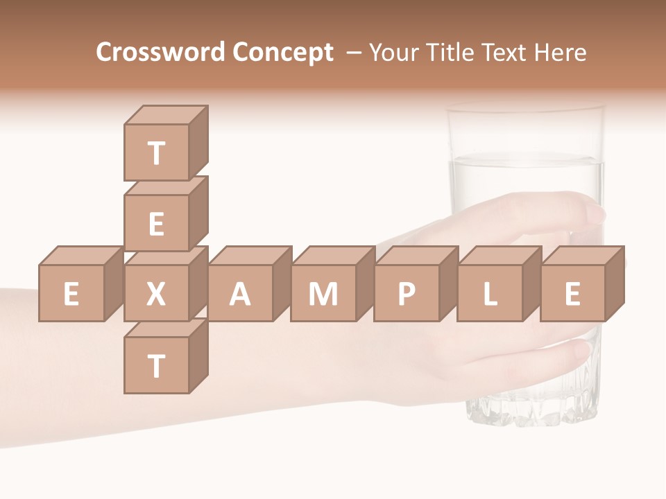 Drink Crystal Single PowerPoint Template