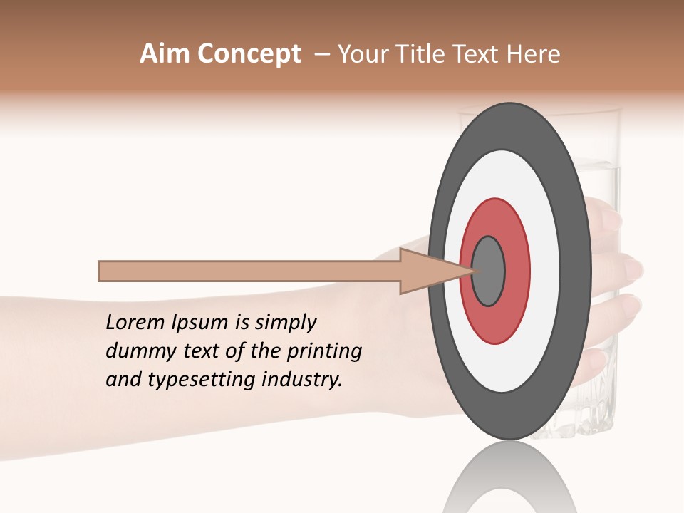 Drink Crystal Single PowerPoint Template