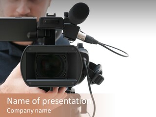 Videomaker Television Shoot PowerPoint Template