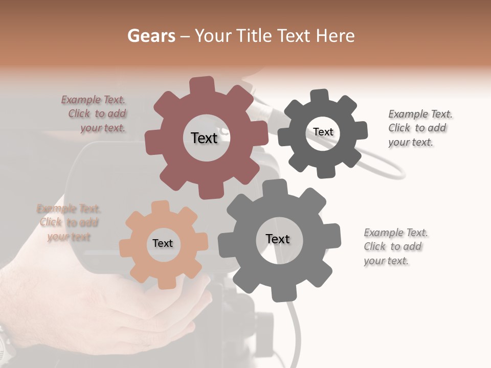 Videomaker Television Shoot PowerPoint Template