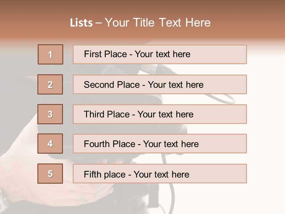 Videomaker Television Shoot PowerPoint Template