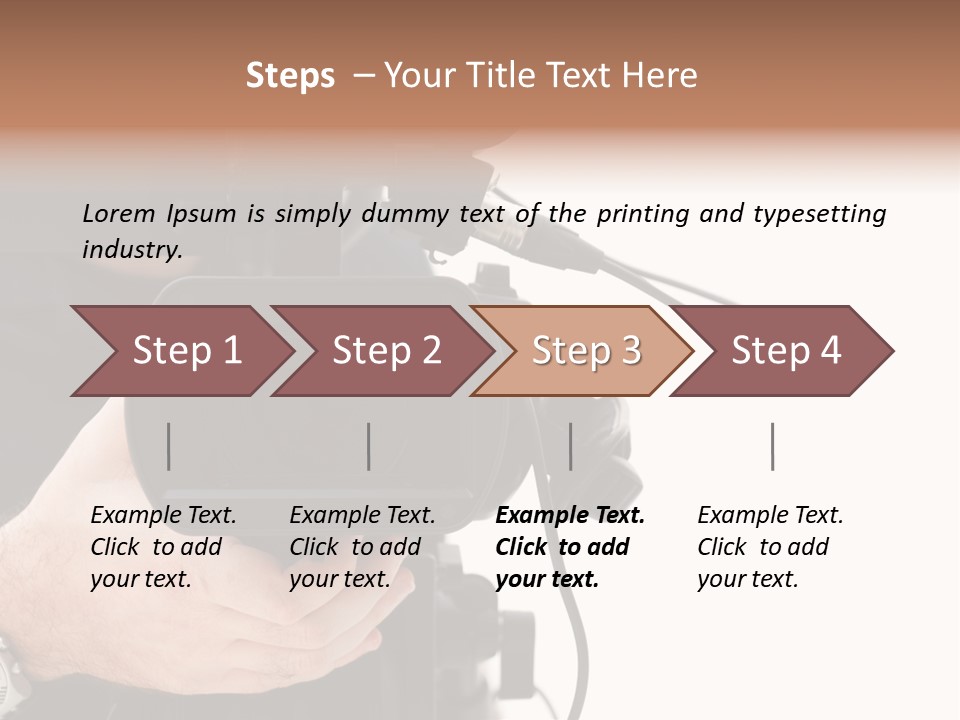 Videomaker Television Shoot PowerPoint Template