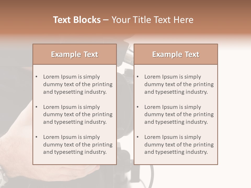 Videomaker Television Shoot PowerPoint Template