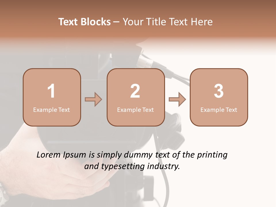 Videomaker Television Shoot PowerPoint Template