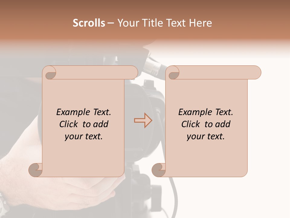 Videomaker Television Shoot PowerPoint Template