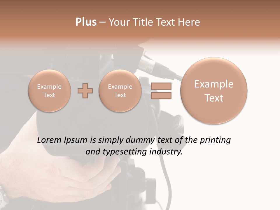 Videomaker Television Shoot PowerPoint Template