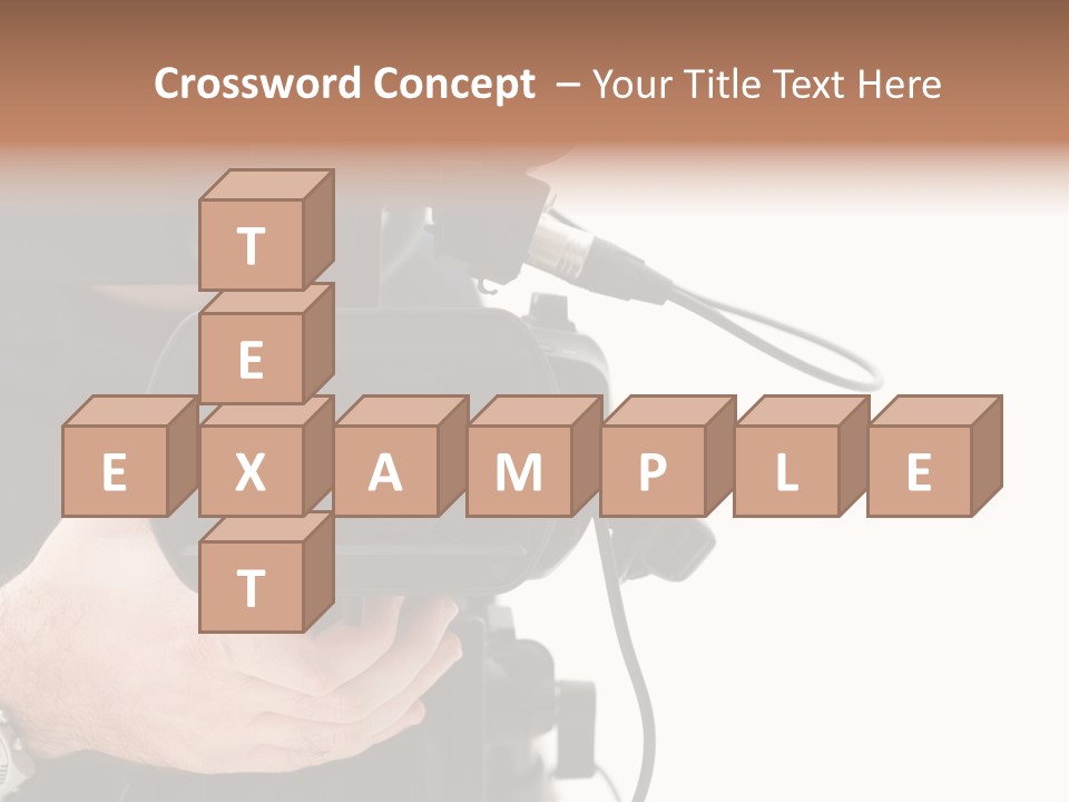 Videomaker Television Shoot PowerPoint Template