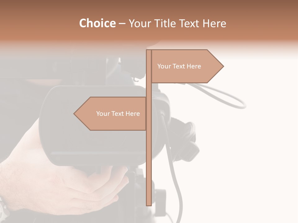 Videomaker Television Shoot PowerPoint Template