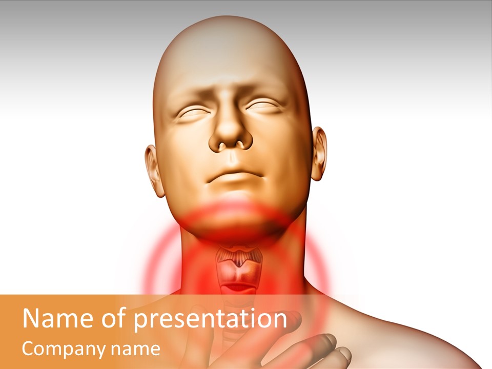 Gripe Cure Trachea PowerPoint Template