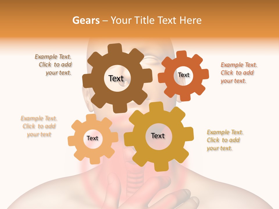 Gripe Cure Trachea PowerPoint Template