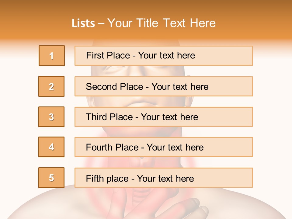 Gripe Cure Trachea PowerPoint Template