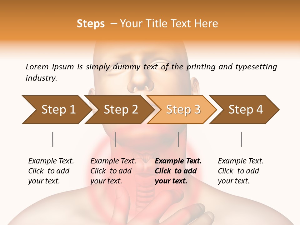Gripe Cure Trachea PowerPoint Template