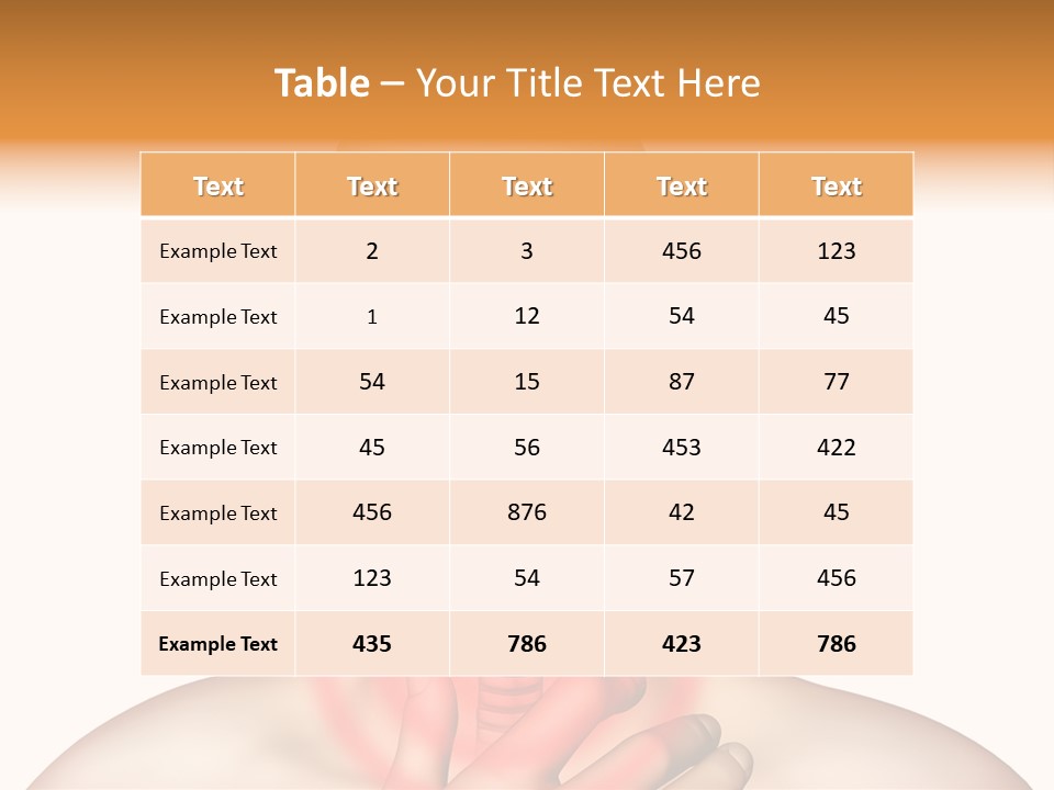 Gripe Cure Trachea PowerPoint Template