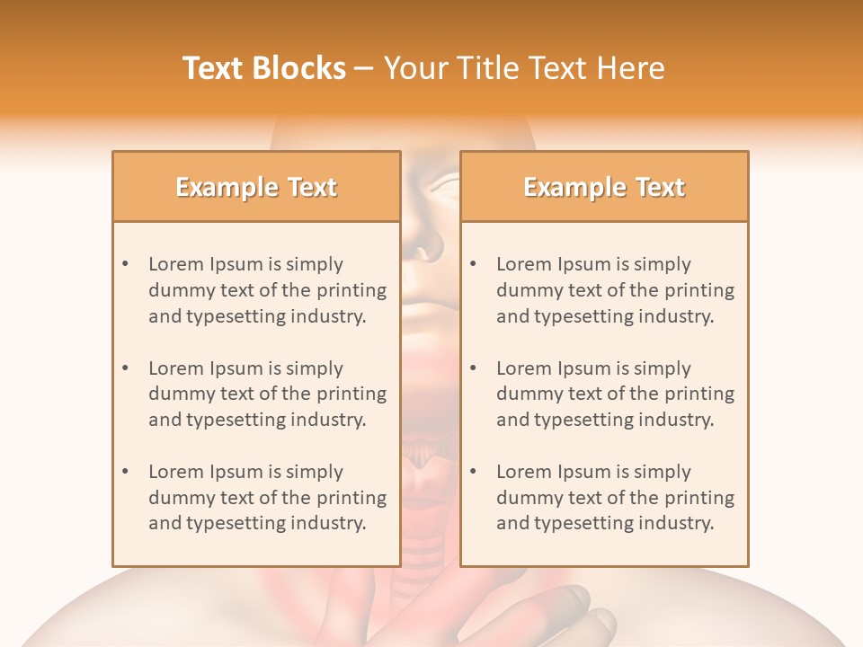 Gripe Cure Trachea PowerPoint Template