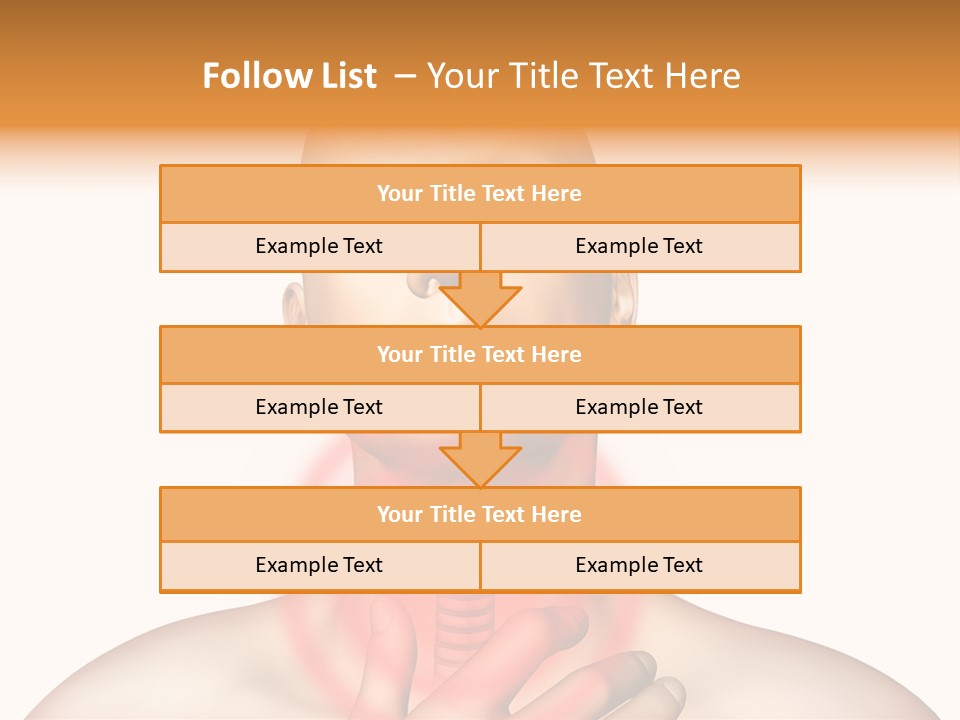 Gripe Cure Trachea PowerPoint Template