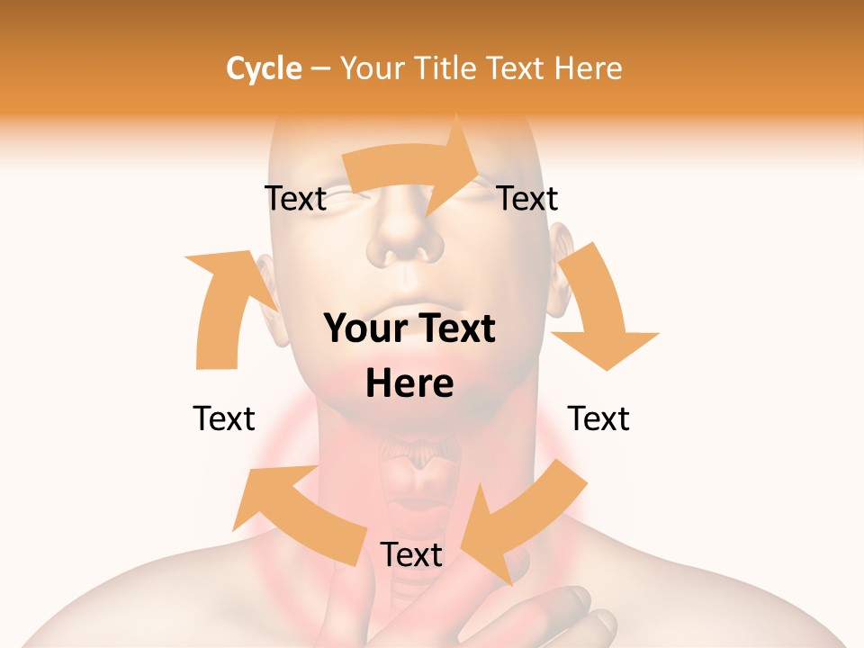 Gripe Cure Trachea PowerPoint Template