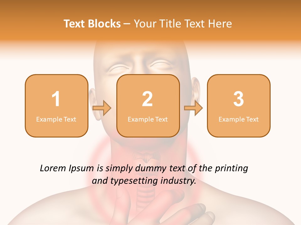 Gripe Cure Trachea PowerPoint Template