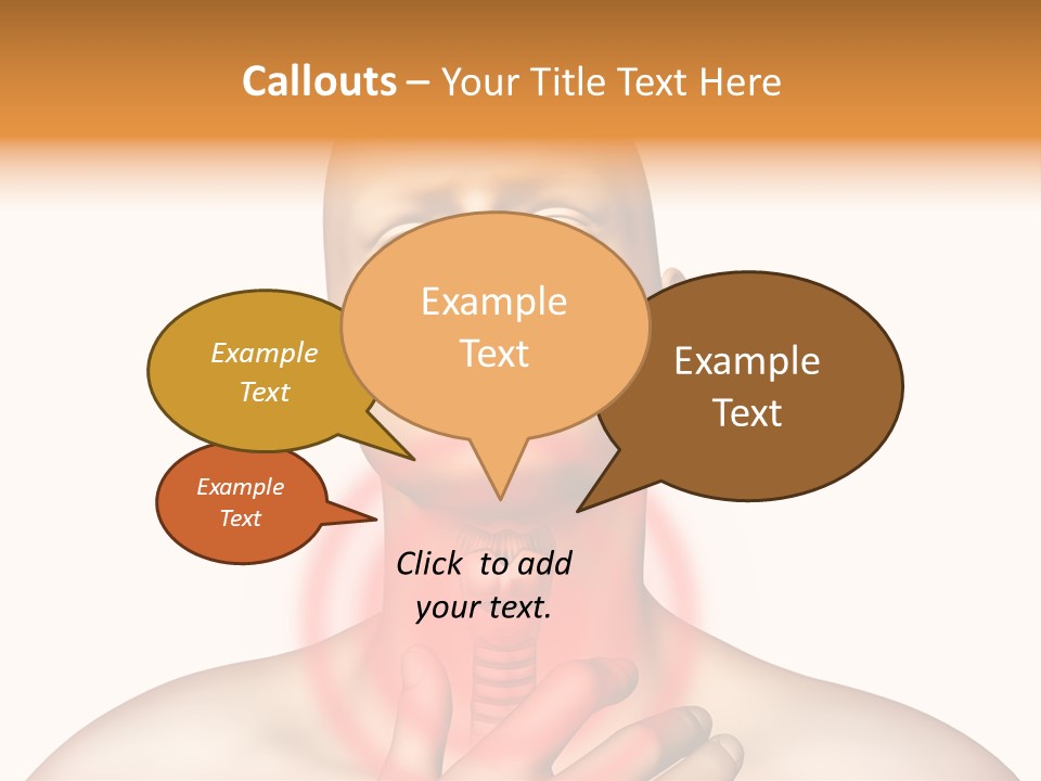 Gripe Cure Trachea PowerPoint Template