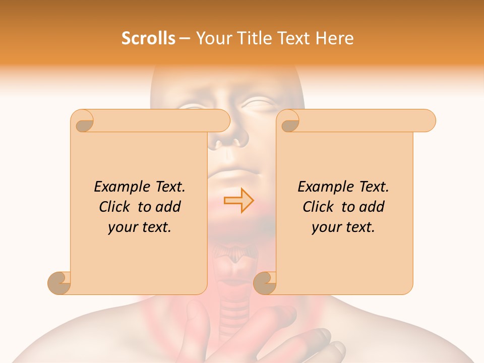 Gripe Cure Trachea PowerPoint Template
