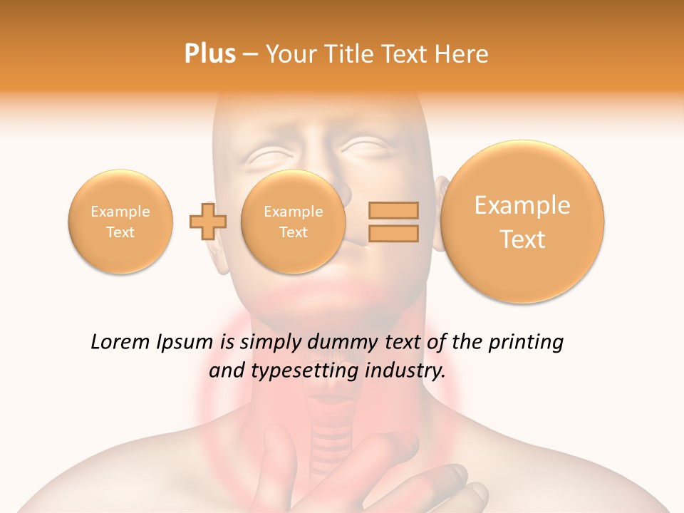 Gripe Cure Trachea PowerPoint Template