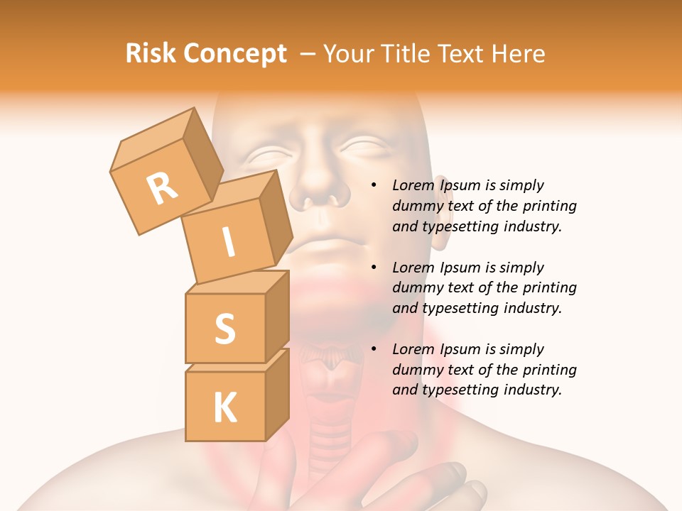 Gripe Cure Trachea PowerPoint Template
