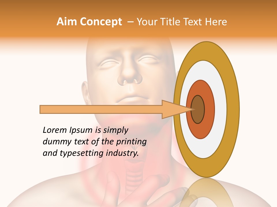 Gripe Cure Trachea PowerPoint Template
