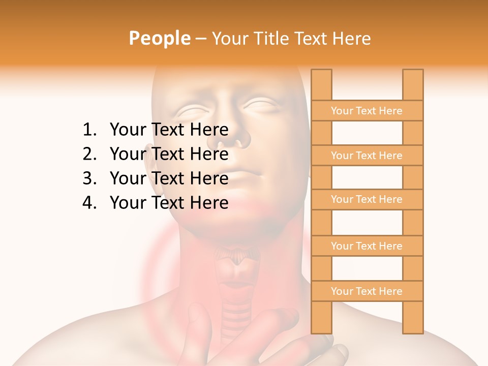 Gripe Cure Trachea PowerPoint Template