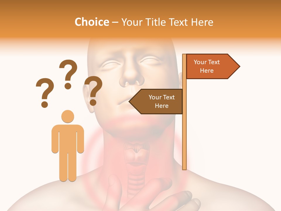 Gripe Cure Trachea PowerPoint Template