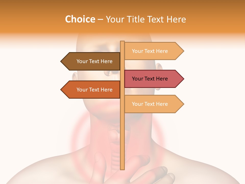 Gripe Cure Trachea PowerPoint Template